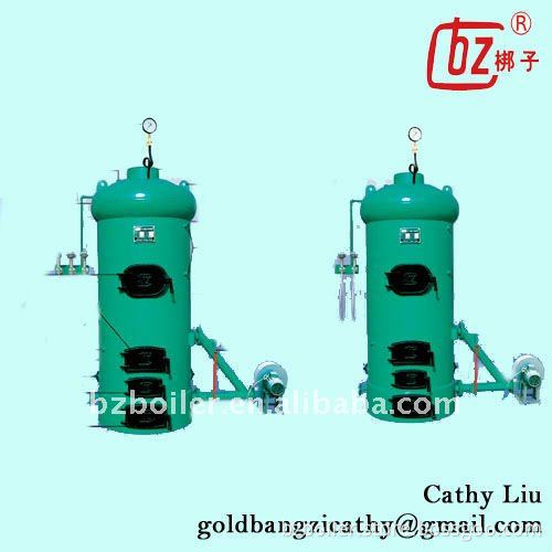 Vertical hot water boiler
